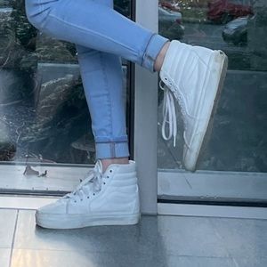 Vans high top sneaker
